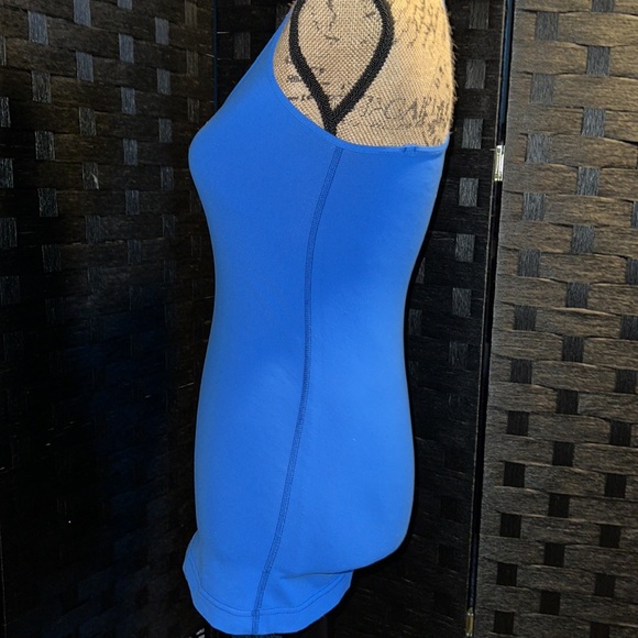 Lululemon reversible racerback tee royal blue top. - Picture 2 of 7